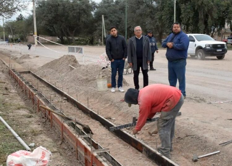 Importantes obras para barrio Presidente Perón en plena ejecución