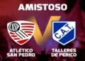 Esta tarde, amistoso: Atlético San Pedro recibe a Talleres de Perico