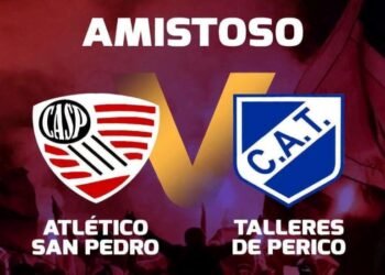 Esta tarde, amistoso: Atlético San Pedro recibe a Talleres de Perico