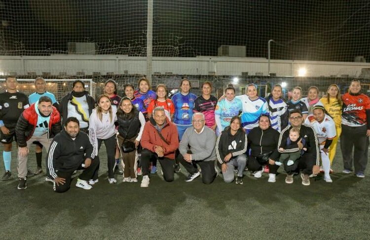 San Pedro dio el puntapié inicial a la Liga de Mamis Fútbol