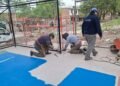 Continúan las mejoras en el polideportivo de barrio Primavera