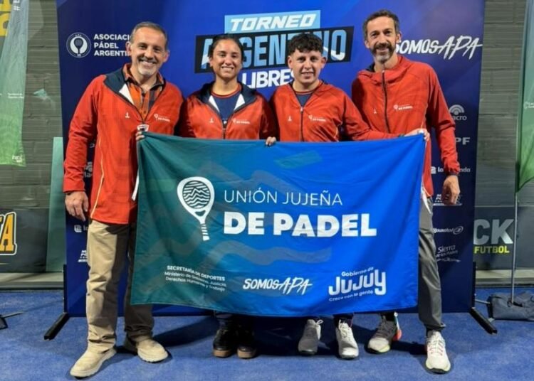 Debuta la delegación de la Unión Jujeña de Padel