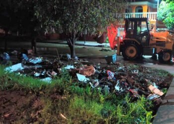 Rápido accionar del municipio luego de la fuerte lluvia