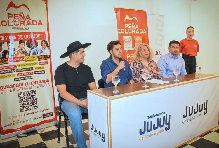 En la capital jujeña se presentó la 11ª edición del Festival de la Peña Colorada