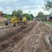Comenzó el trabajo previo para la pavimentación de avenida Uruguay