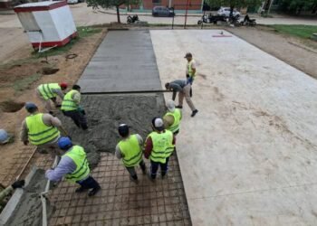 Se avanza en la recuperación integral del polideportivo de Barrio Güemes