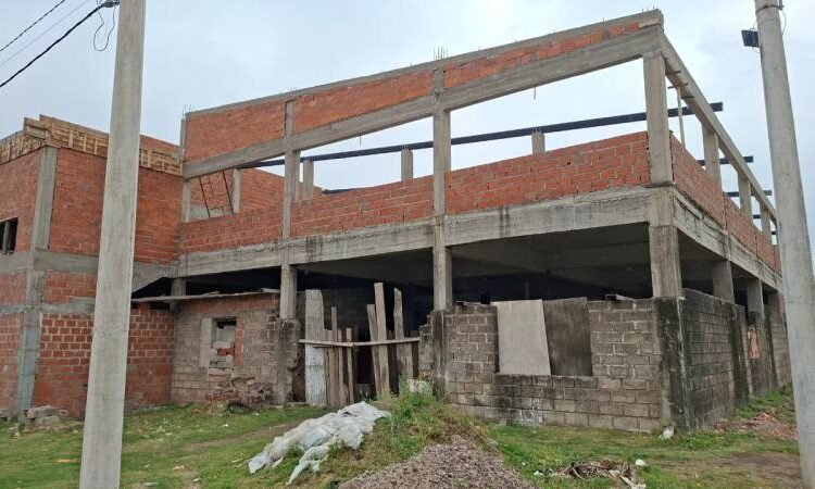 Avanzan las obras en el nuevo edificio municipal de barrio 48 Viviendas